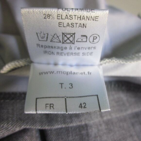 NEW! MC Planet Womens Size S Gray Cropped Jacket Full Zip Front 36" Bust NWT - Picture 15 of 15